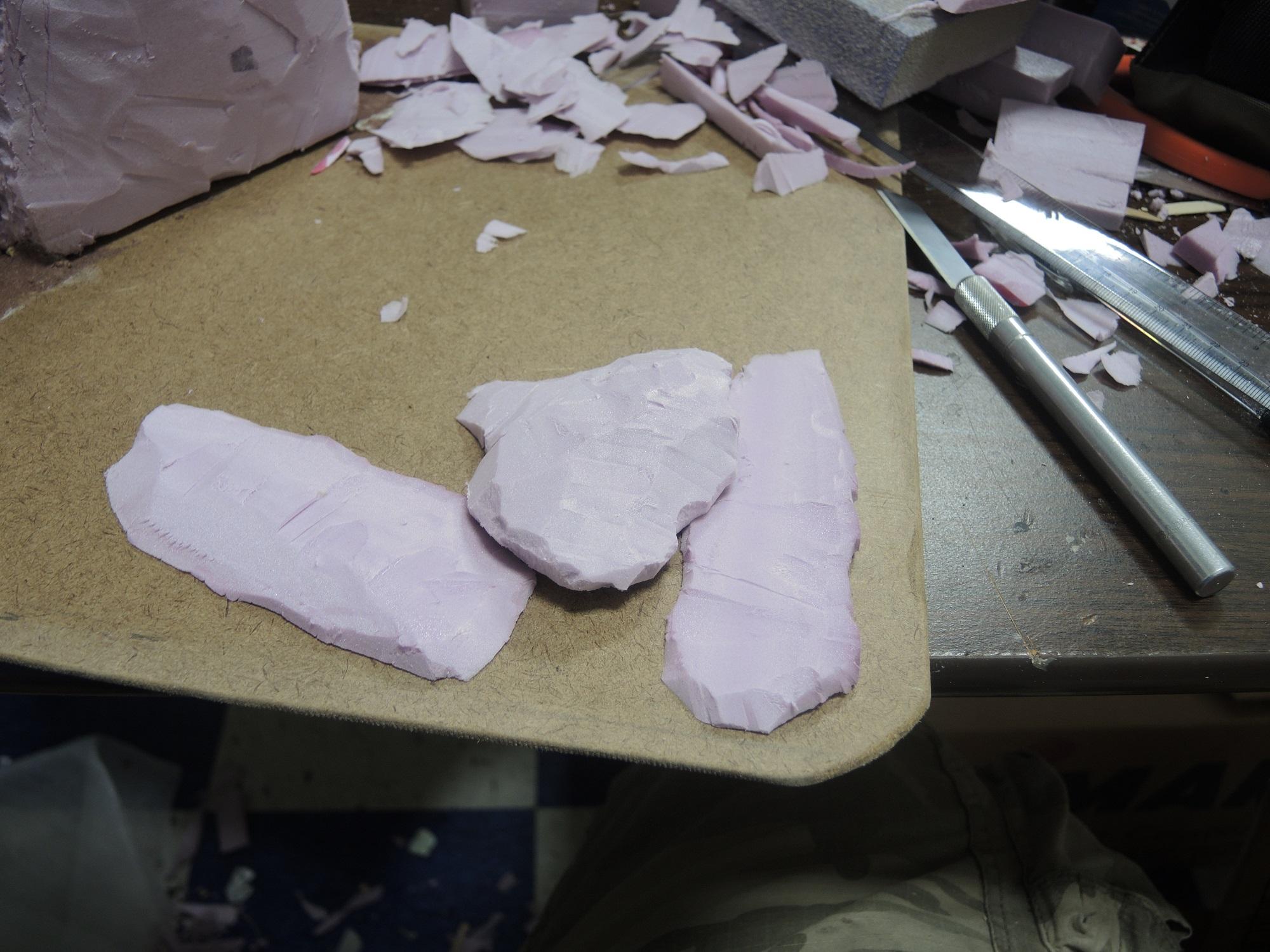Commission, Hot Glue, Hotglue, Insulation Foam, Malifaux, Mesa, Pink